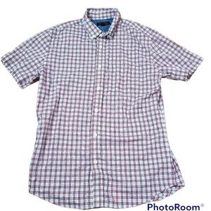 Banana Republic Stretch Soft Wash Standard Fit plaid Shirt Medium